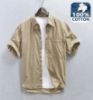 Picture of Summer Streetwear Cargo Shirt for Men - Short Sleeve, Oversized, Multi-Pocket, 100% Cotton - AZ828🌾