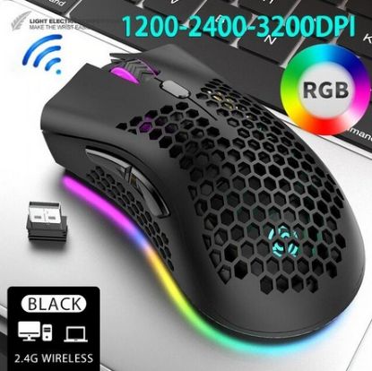 Picture of BM600 Honeycomb Gaming Mouse - Wireless and Rechargeable🖱️