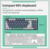 Picture of Machenike K500 Hot Swappable Mechanical Keyboard: 94 Keys, RGB, Wired, for Gaming & Productivity (Mac & Windows)💻