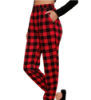 Picture of Gingham Crop Pants with Elastic Waist and Slant Pockets🌸