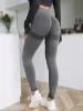 Picture of Seamless Medium Stretch Marled Sports Leggings👌
