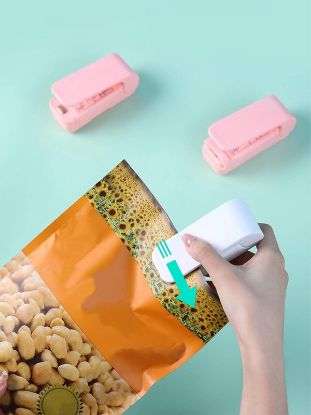 Picture of 1pc Solid Color Fresh-keeping Vacuum Sealing Machine💨