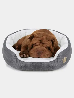 Picture of 1pc Cartoon Paw Pattern Pet Bed, Four-season Nest Pet Bed For Dogs & Cats 🛏️
