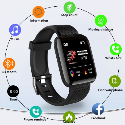 Picture of Stylish Smart Watch for Men and Women with Multiple Functions 🕰️