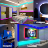 Picture of Transform Your Space with our 5050 RGB LED Strip Lights! 🌟 Choose from 1M-30M with USB Connection, Infrared Remote or Bluetooth Control for Luces Luminous Decoration in your Living Room, Bedroom or Anywhere Else! 💡