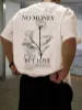 Picture of Men Floral & Slogan Graphic Tee ⚘