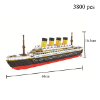 Picture of Experience the Titanic in 3D: Build Your Own Plastic Model Ship with KNEW BUILT Building Blocks for Adults and Kids🛳️