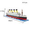 Picture of Experience the Titanic in 3D: Build Your Own Plastic Model Ship with KNEW BUILT Building Blocks for Adults and Kids🛳️