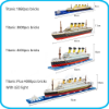 Picture of Experience the Titanic in 3D: Build Your Own Plastic Model Ship with KNEW BUILT Building Blocks for Adults and Kids🛳️