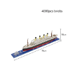 Picture of Experience the Titanic in 3D: Build Your Own Plastic Model Ship with KNEW BUILT Building Blocks for Adults and Kids🛳️