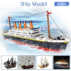 Picture of Experience the Titanic in 3D: Build Your Own Plastic Model Ship with KNEW BUILT Building Blocks for Adults and Kids🛳️