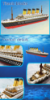 Picture of Experience the Titanic in 3D: Build Your Own Plastic Model Ship with KNEW BUILT Building Blocks for Adults and Kids🛳️