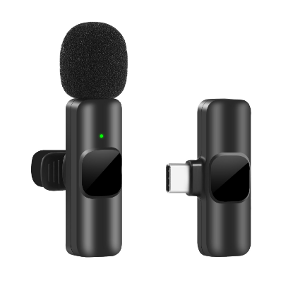 Picture of  Adorable Wireless Lavalier Mic: Pocket-Sized Audio-Video Recording Mini Mic for iPhone, Android, Live Broadcast, Gaming Phone🎙️